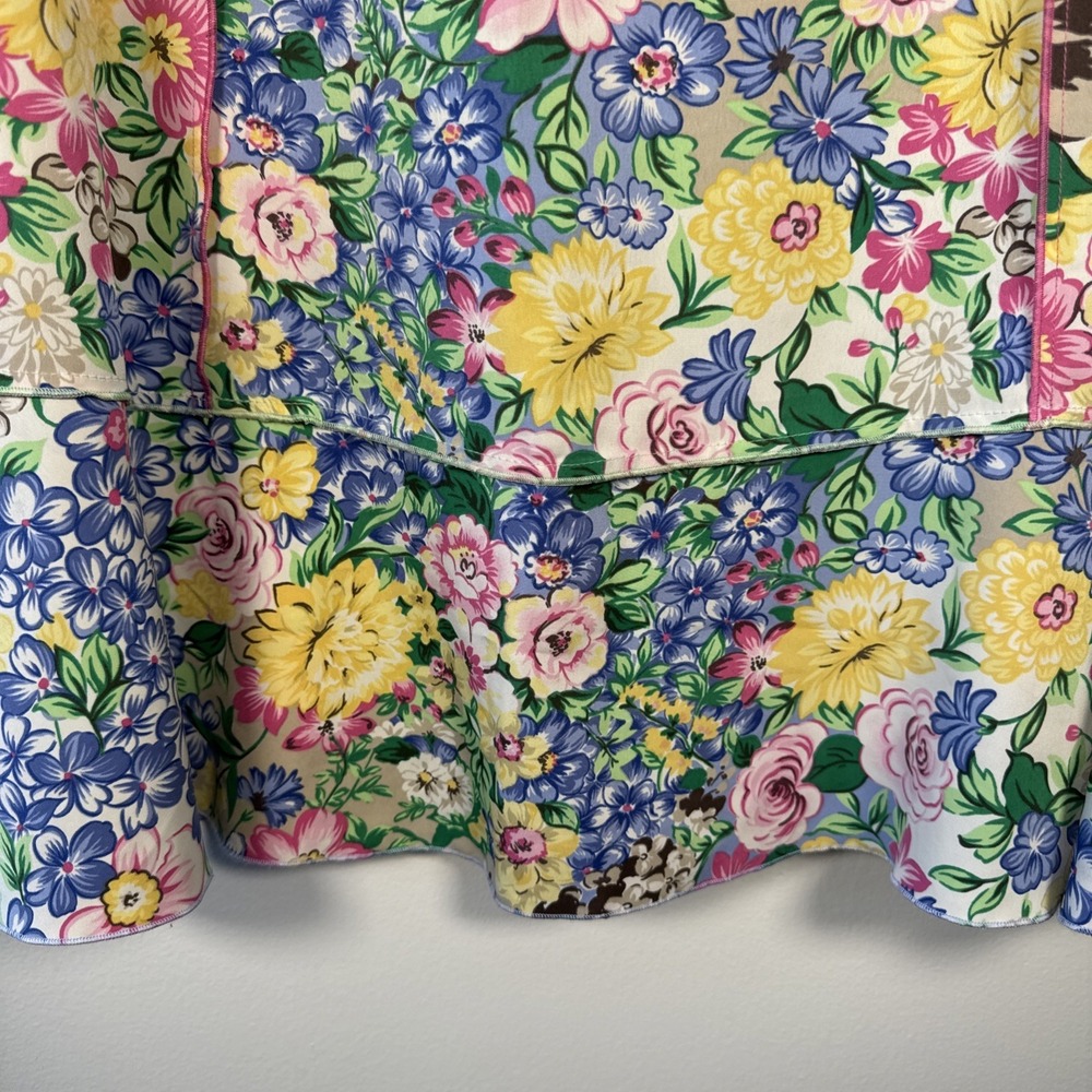 Vintage Sag Harbor Floral Tulip Skirt Women's 16 NWT Below Knee S53242 - Picture 2 of 10